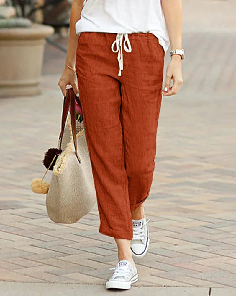 Cotton Linen Pants: Relaxed Fit for Everyday Style