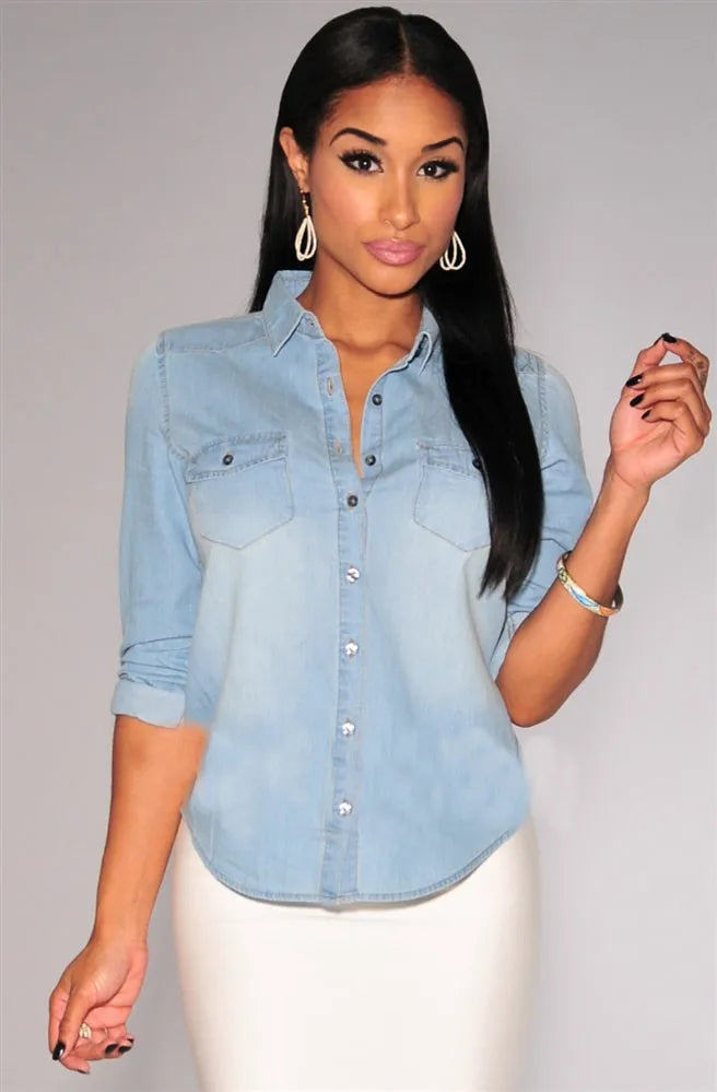 Denim Rhythm: Retro Soft Shirt Collection