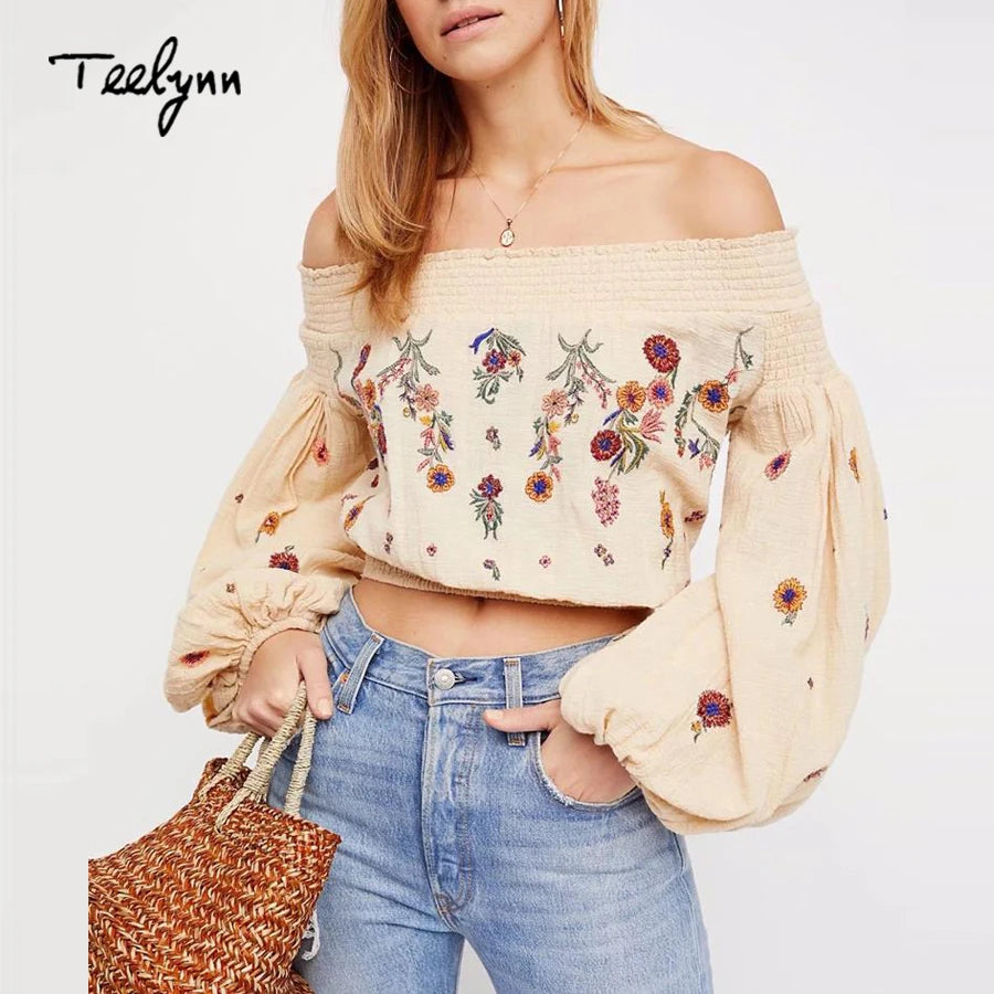 Embroidered Elegance: Boho Summer Blouses