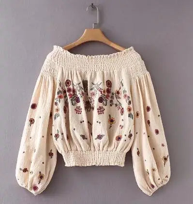 Embroidered Elegance: Boho Summer Blouses