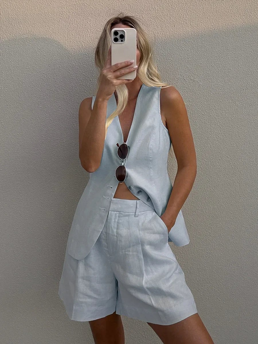 Summer Comfort Set: Cotton and Linen Blend