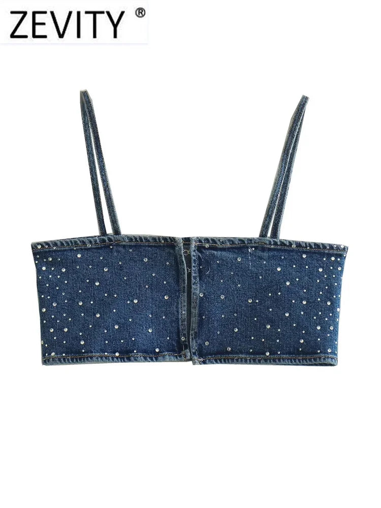 Urban Spark: Sexy Denim Crop Tops
