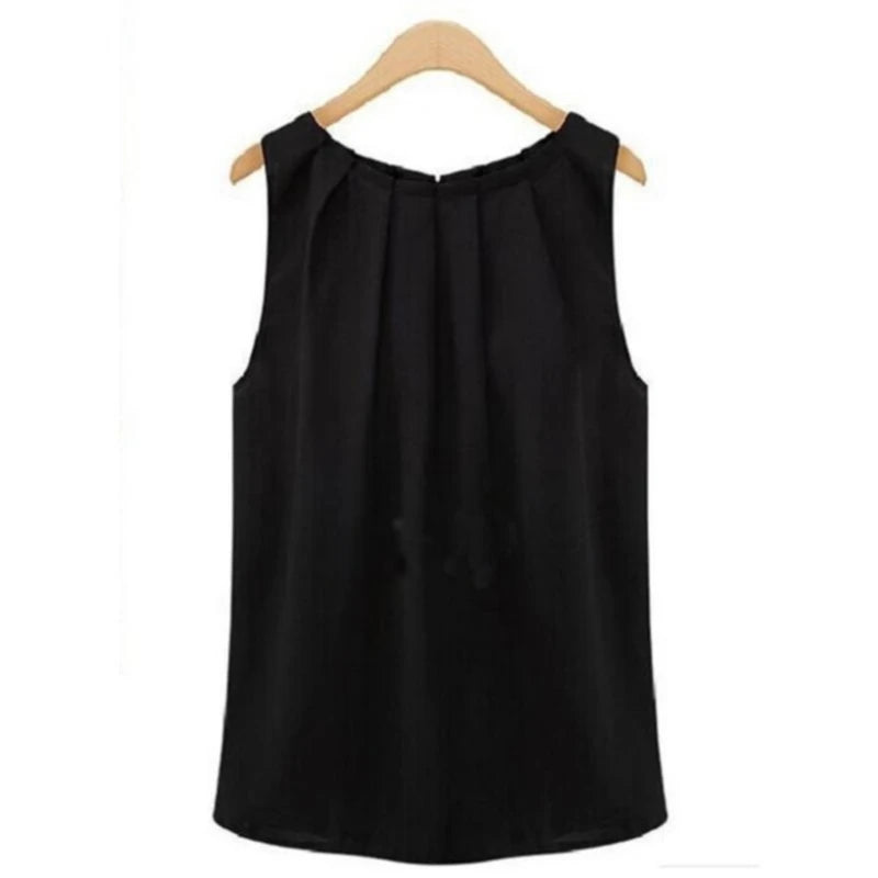 Ladies' Chiffon Top: Effortless Elegance in White