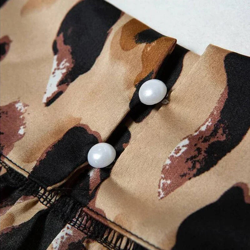 Wild Rhythm: Leopard Print Blouse Collection