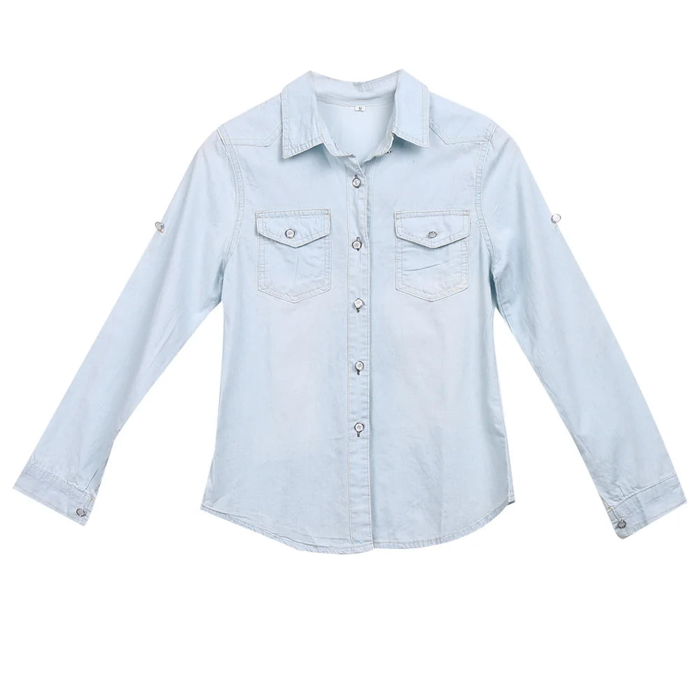Denim Rhythm: Retro Soft Shirt Collection