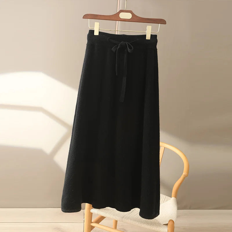 Autumn Luxe: Slim Fit Wool Skirts