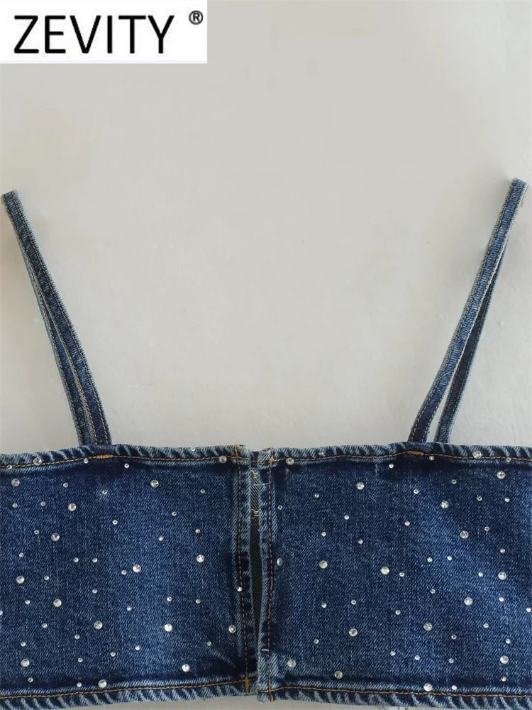 Urban Spark: Sexy Denim Crop Tops