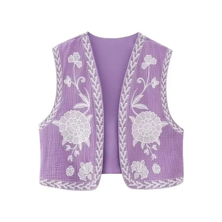 Cultural Canvas: Floral Open Waistcoats