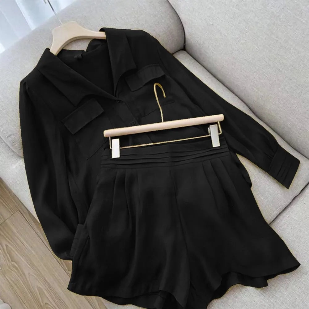Summer Suit: Two-Piece Simplicity in Solid Colors