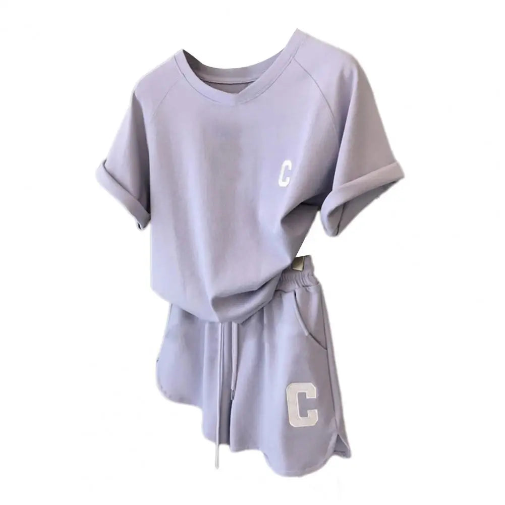 Two-Piece Set: Elastic Waist for Effortless Movement