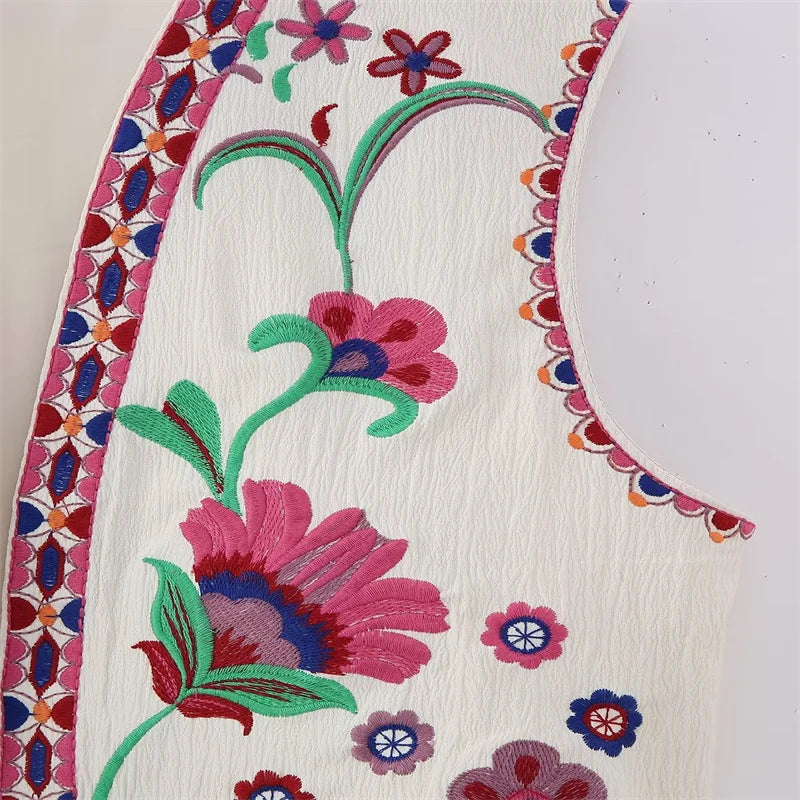 Cultural Canvas: Floral Open Waistcoats