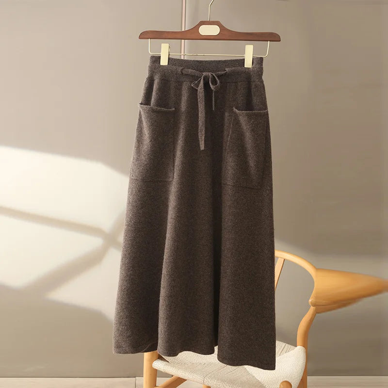 Autumn Luxe: Slim Fit Wool Skirts