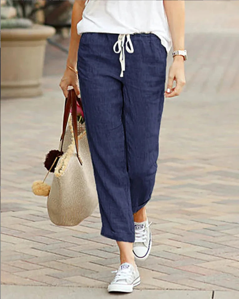 Casual Chic Pants: Cotton Linen Pants for Everyday Chic