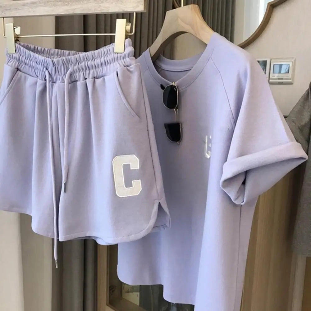 Two-Piece Set: Elastic Waist for Effortless Movement