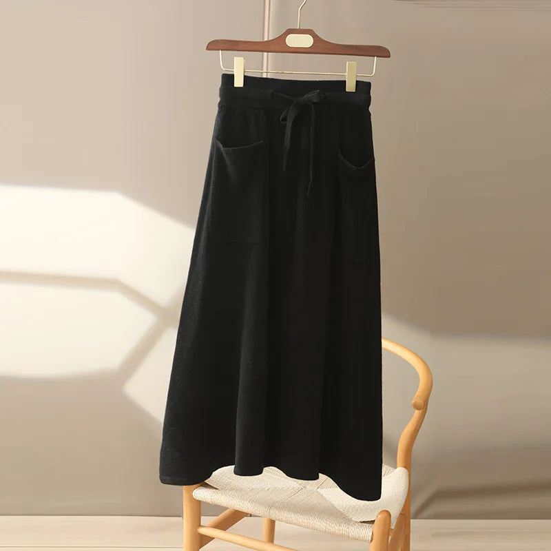 Autumn Luxe: Slim Fit Wool Skirts