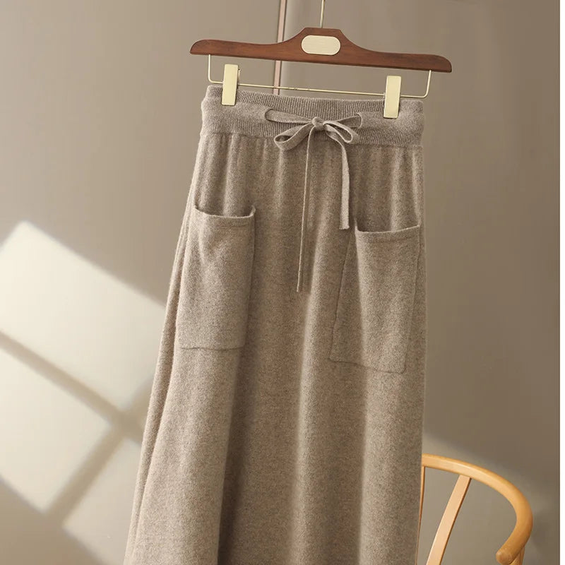 Autumn Luxe: Slim Fit Wool Skirts