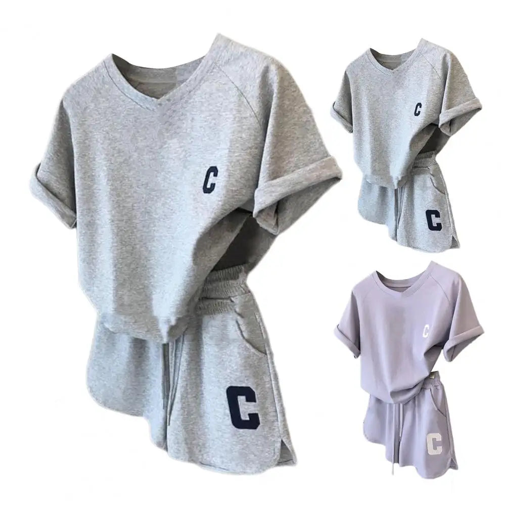 Two-Piece Set: Elastic Waist for Effortless Movement