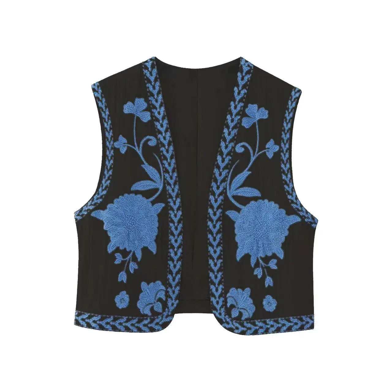 Cultural Canvas: Floral Open Waistcoats