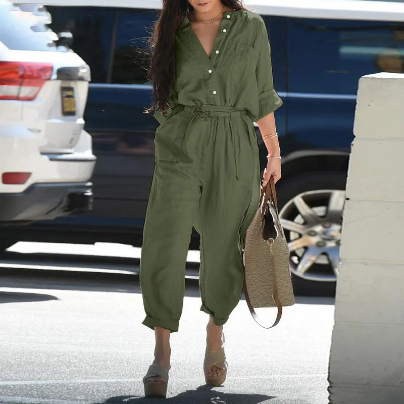 Autumn Layers: Casual Jumpsuit Essentials