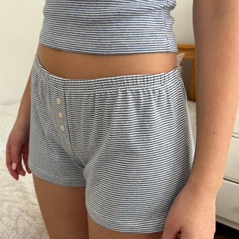 Sleeveless Crop Set: Lace Elegance for Loungewear