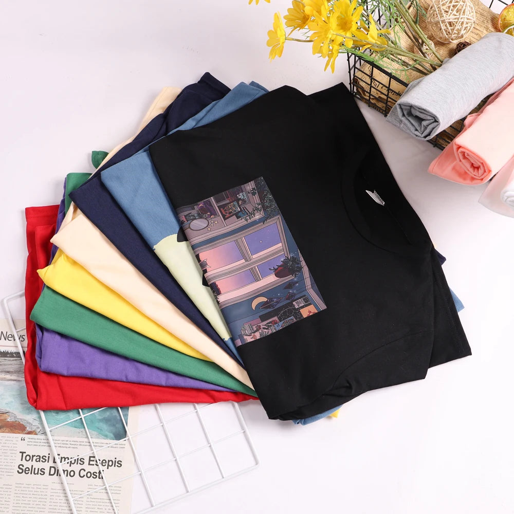 Creative O-Neck Tee: Vintage Namaste Flair