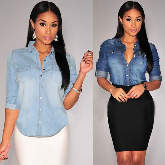 Denim Rhythm: Retro Soft Shirt Collection