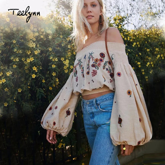 Embroidered Elegance: Boho Summer Blouses