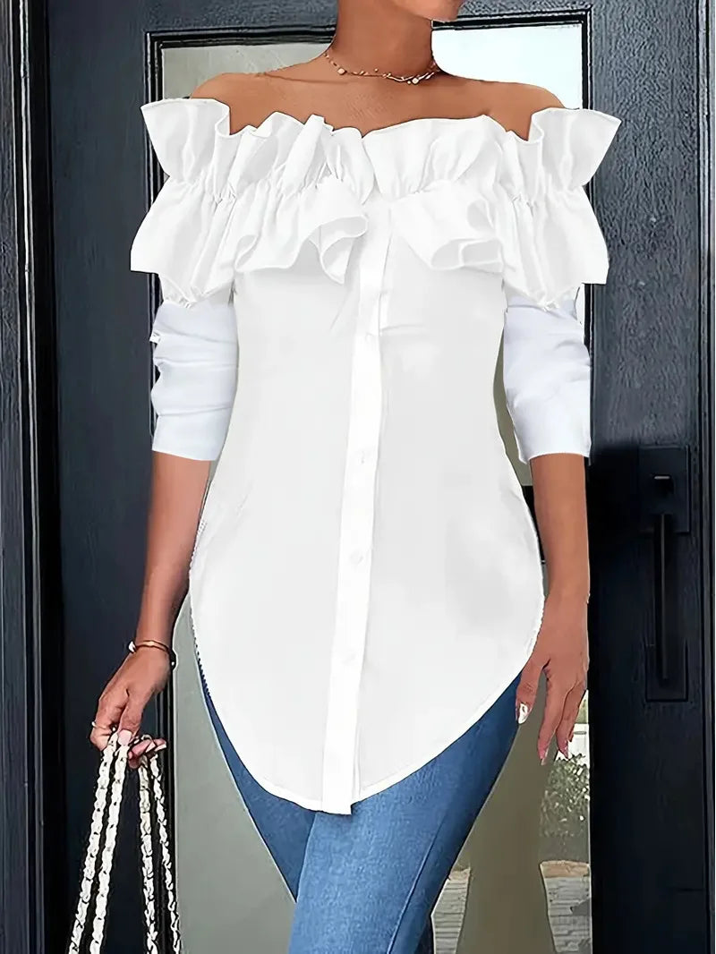 Autumn Allure: Off-Shoulder Chic Styles
