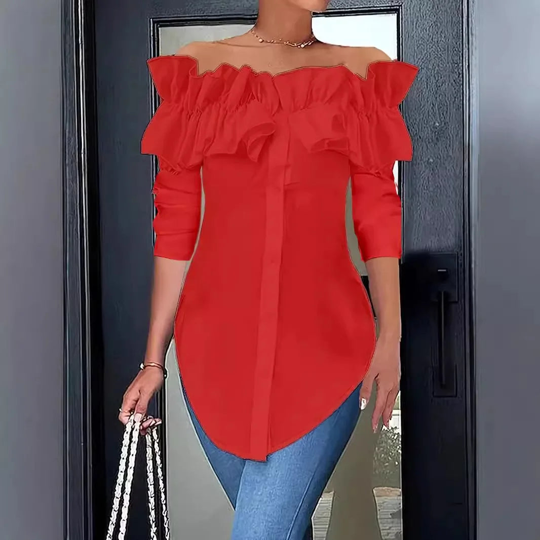 Autumn Allure: Off-Shoulder Chic Styles