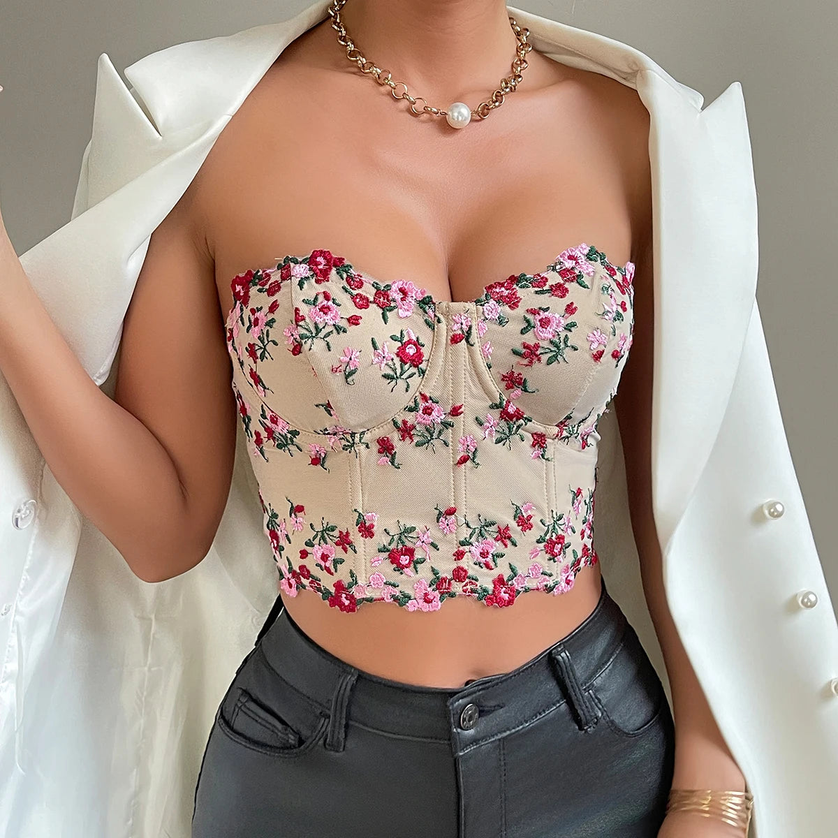 Provocative Layers: Y2K Camisole Collection
