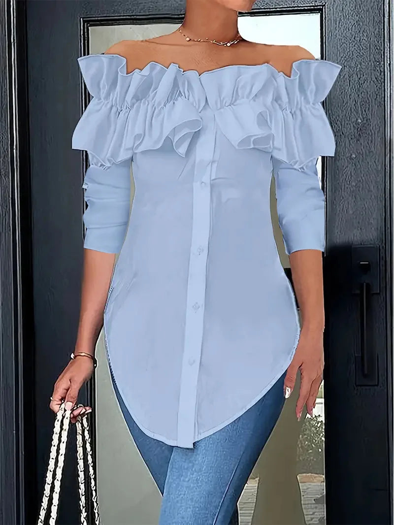 Autumn Allure: Off-Shoulder Chic Styles