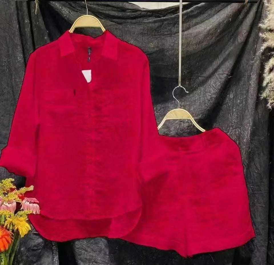 Cotton Linen Set: Casual Comfort with Summer Style