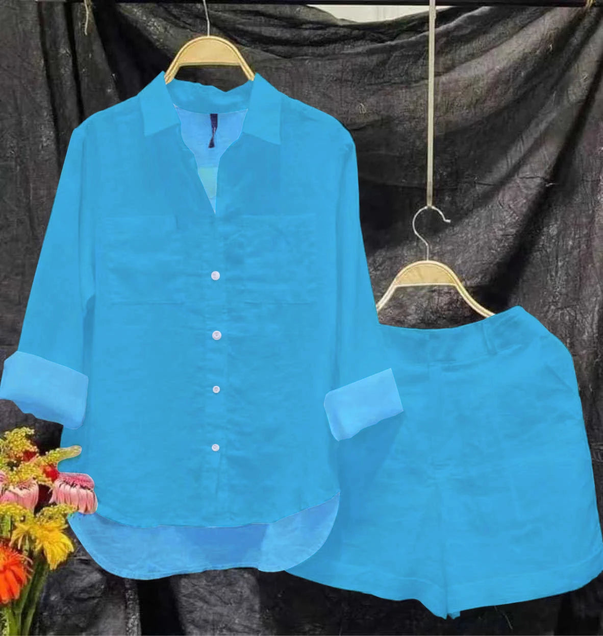 Cotton Linen Set: Casual Comfort with Summer Style
