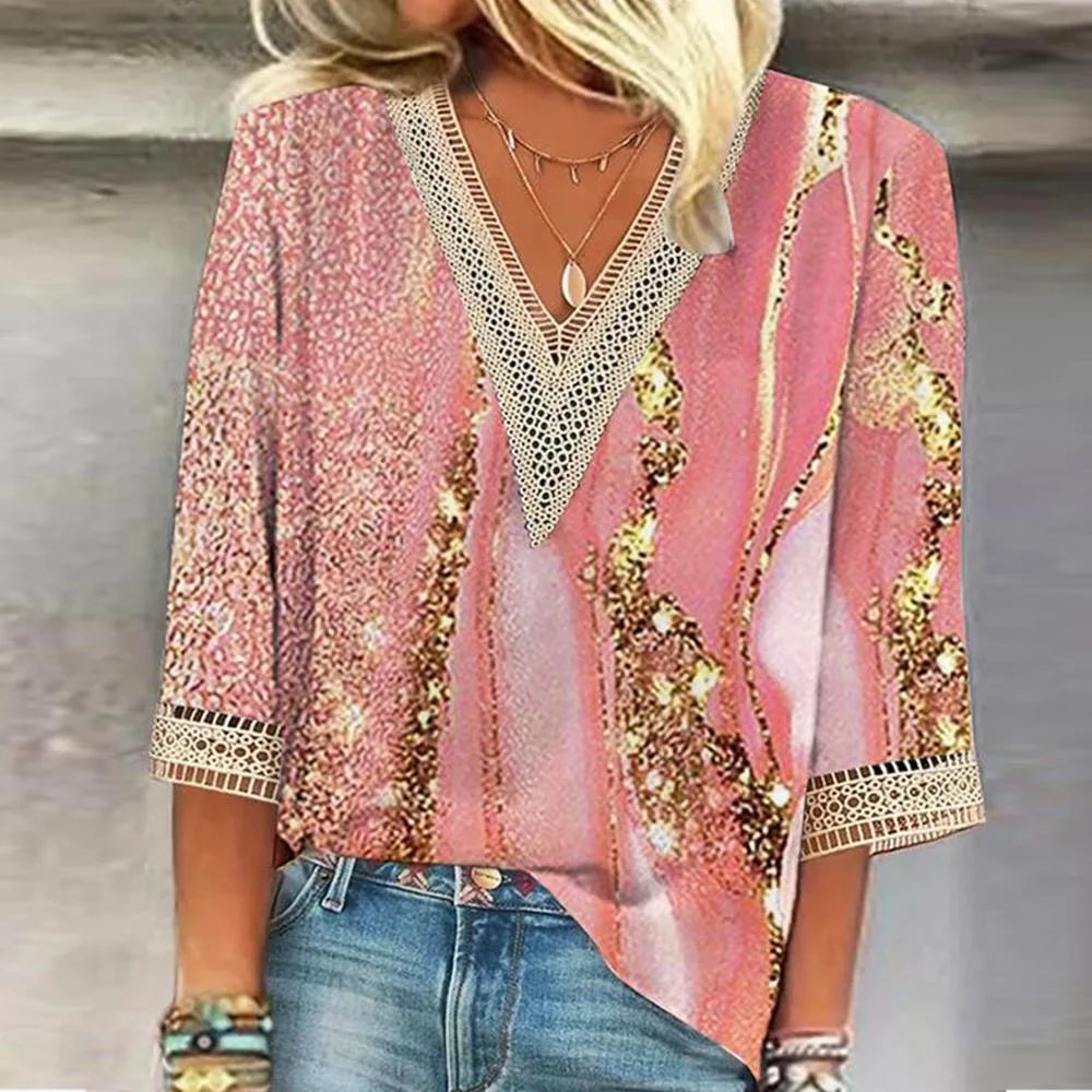 Elegant Loose Blouse: Weekend Vibes with a Touch of Sophistication