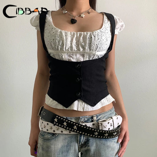 Retro Pulse: Y2K Corset Vest Collection