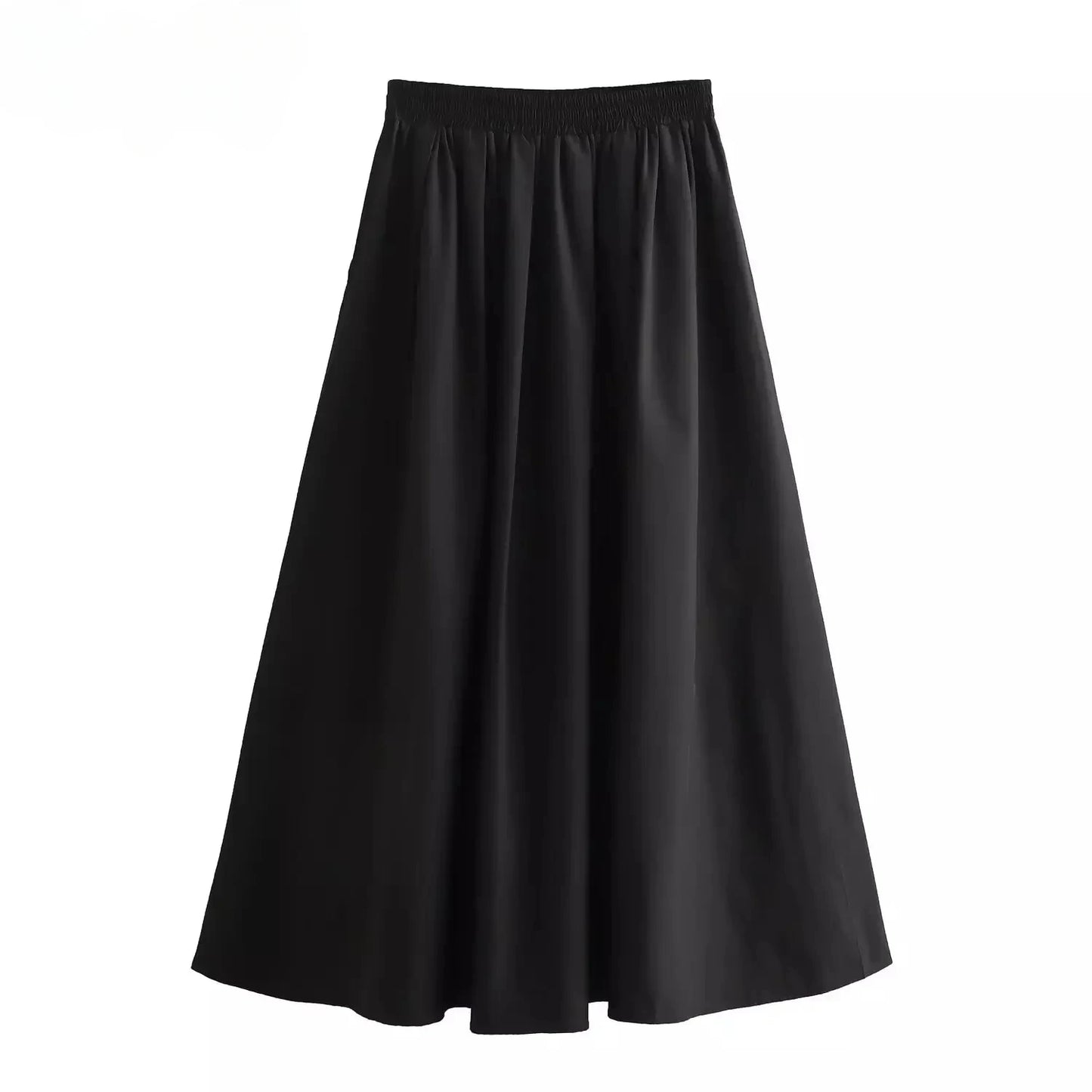 Fashion long Skirt: High Waist Elegance with Swing Style