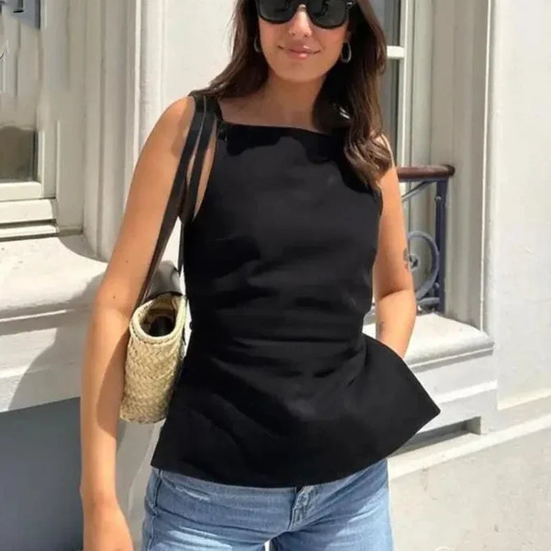 Black & White Tank: Summer Streetwear Vibes