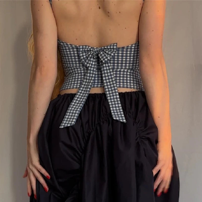 Urban Pulse: Korean Plaid Corsets