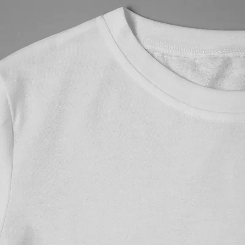Street Style Crop: Funny Letter and Slim Fit