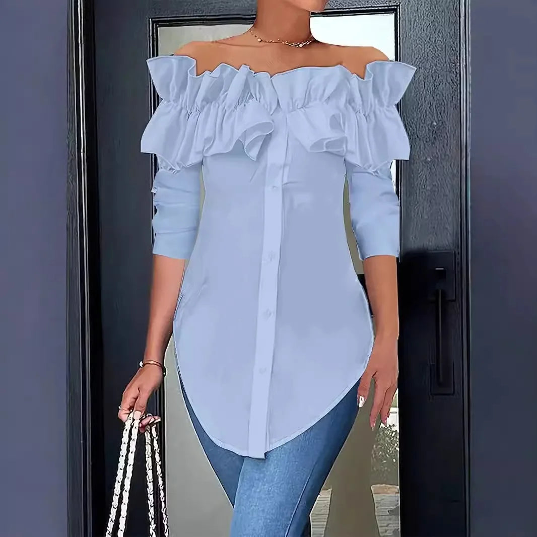 Autumn Allure: Off-Shoulder Chic Styles