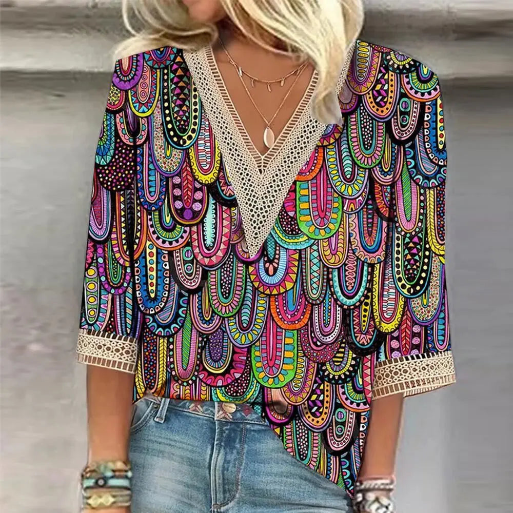 Elegant Loose Blouse: Weekend Vibes with a Touch of Sophistication