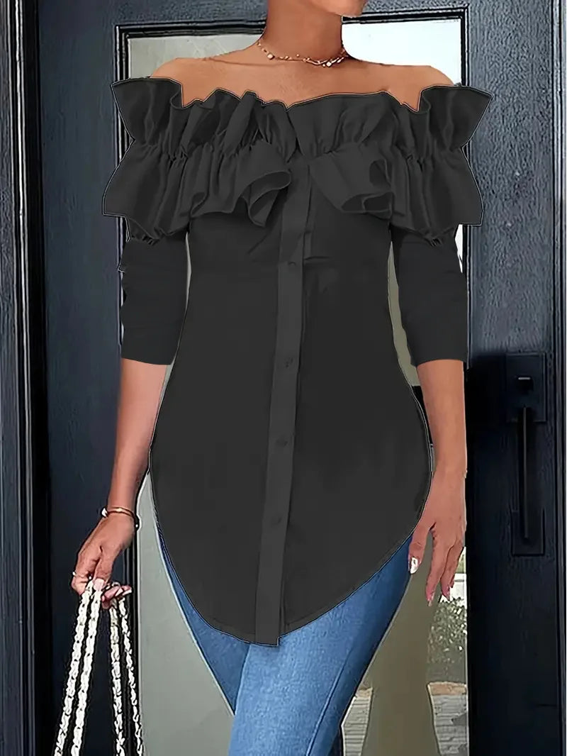 Autumn Allure: Off-Shoulder Chic Styles