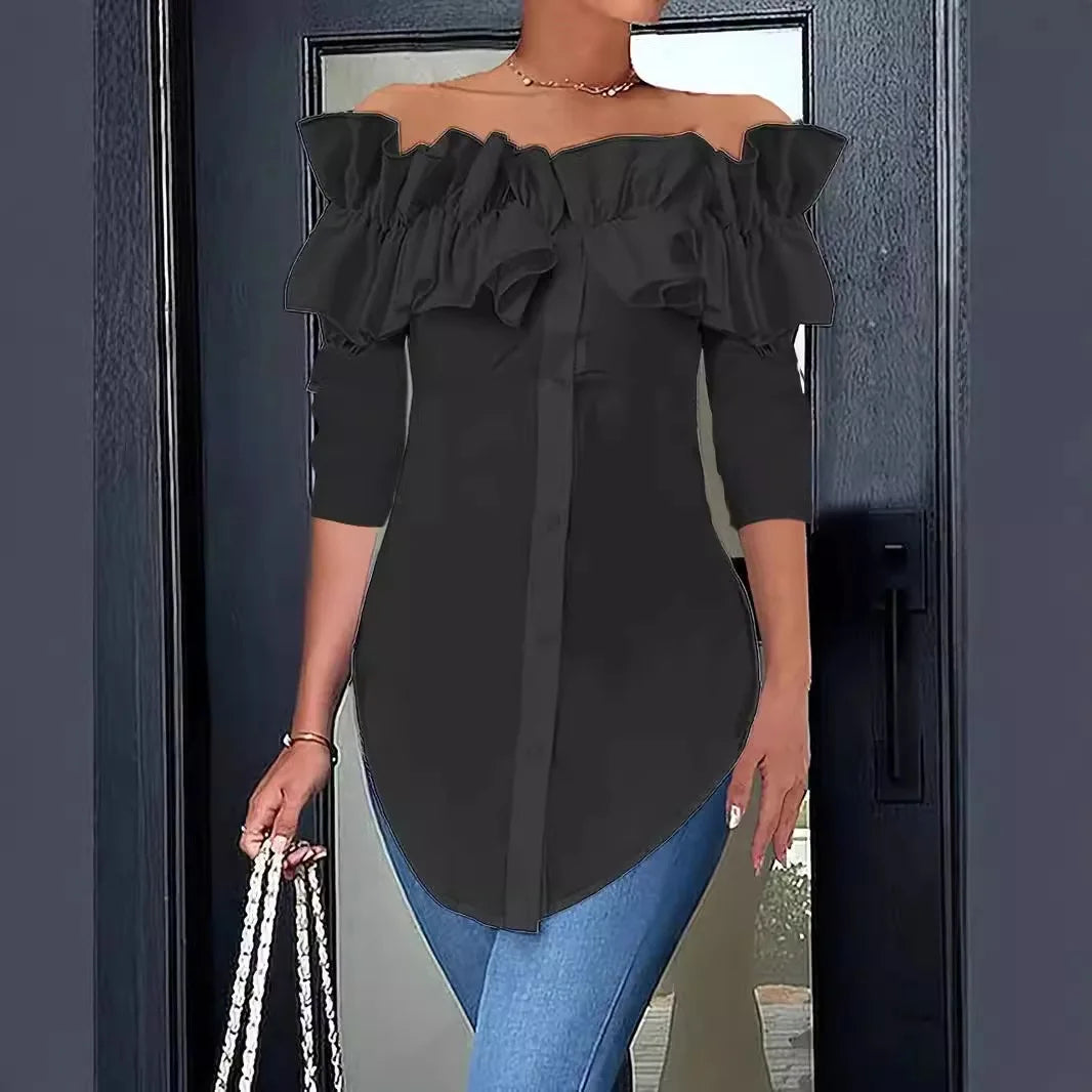 Autumn Allure: Off-Shoulder Chic Styles