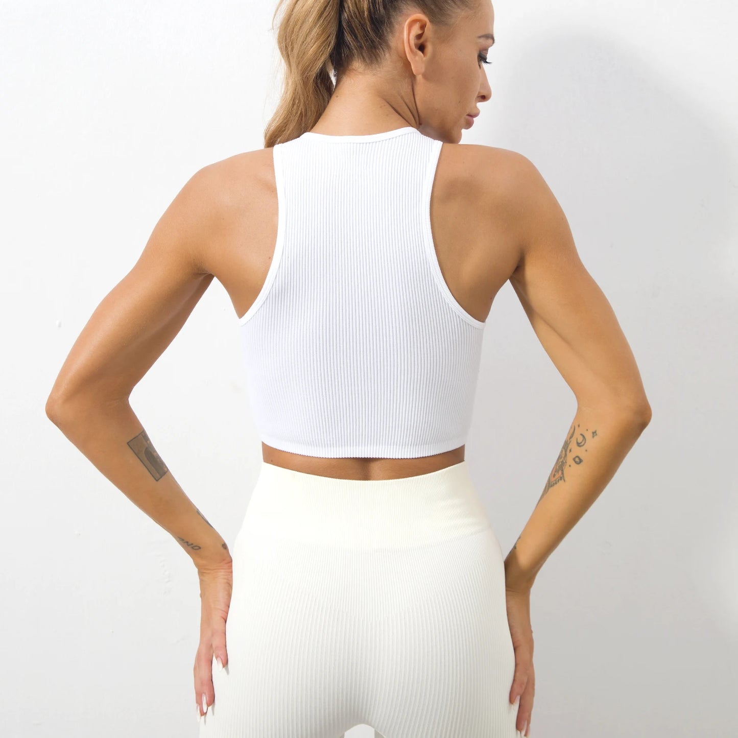 Athletic Glamour: Seamless Tank Styles